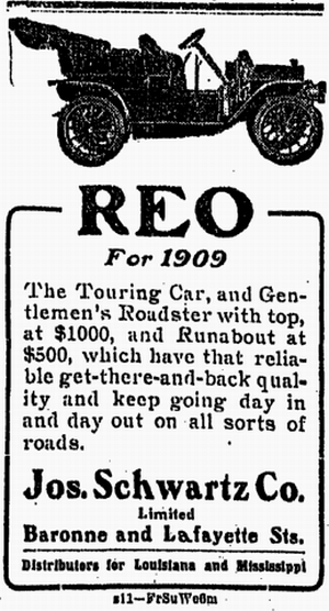 TodayInNewOrleansHistory/1909REOspeedwagon.gif