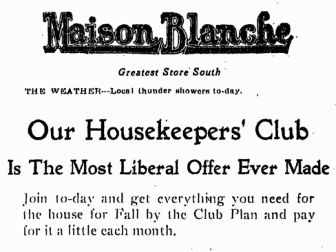 TodayInNewOrleansHistory/1914MaisonBlanchHousekeepersClub.gif
