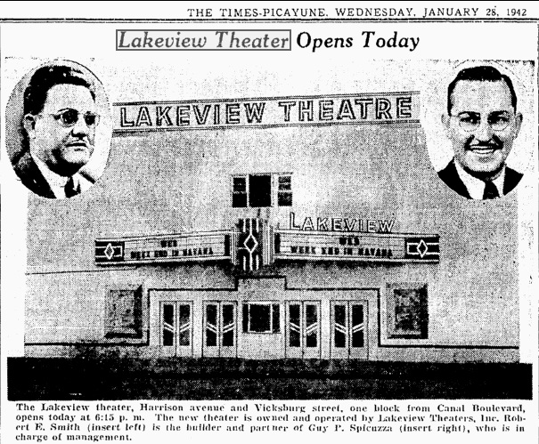 TodayInNewOrleansHistory/1942January28LakeviewTheaterOpens.jpg