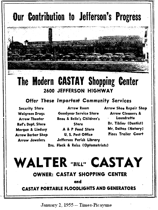 TodayInNewOrleansHistory/1955January2CastaysArrowShoppingCenter.gif