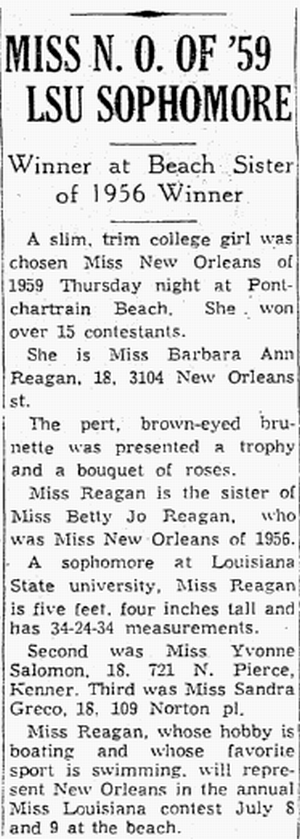 TodayInNewOrleansHistory/1959June25ThursdayMissNewOlreansBarbaraAnnReagan.gif