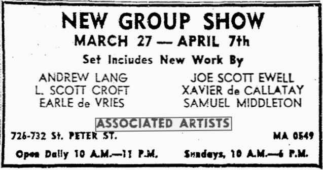 TodayInNewOrleansHistory/1960March27AssociatedArtists176through732StPhilip.gif